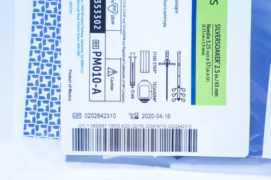 Halyard PM010-A Antimicrobial Expansion Kits w/Silversoaker Cath. 3.25inch (x)